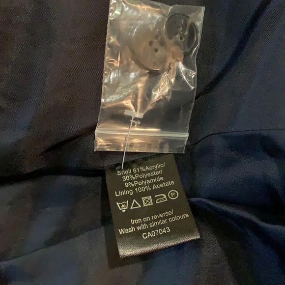 Marina Luna NWOT Floral Patterned Button Up Jacket US Sz 10 - Picture 5 of 6